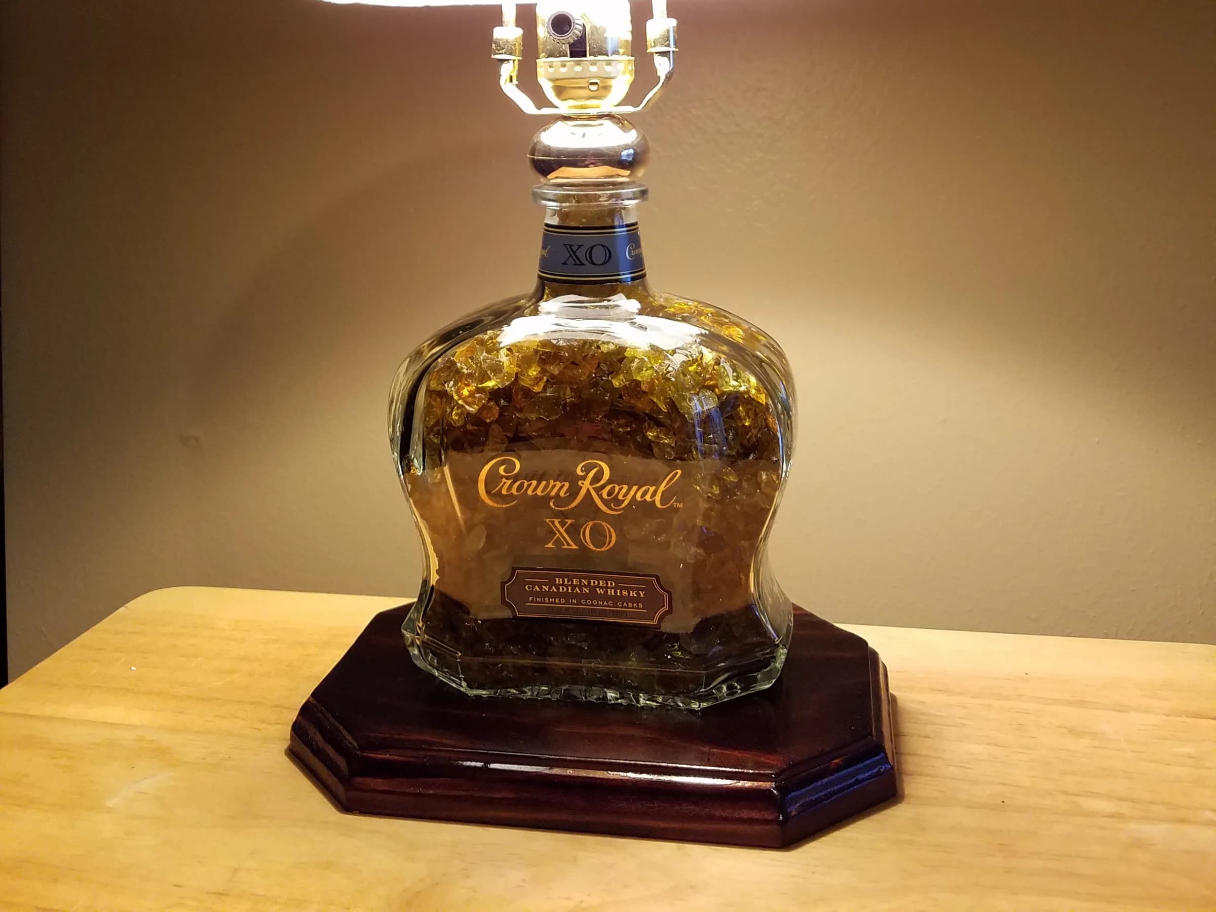 Bottle Lamp 3 - Crown XO