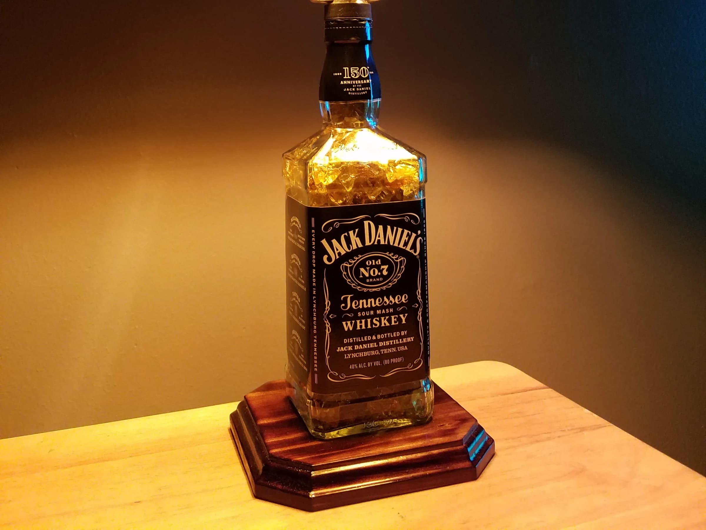 Bottle Lamp 2 - Jack Daniels